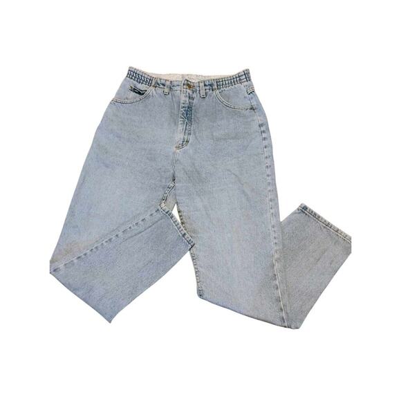Lee Denim - Lee Vintage 90's Jeans Womens Size 12 M Mom High Rise Denim Light Blue